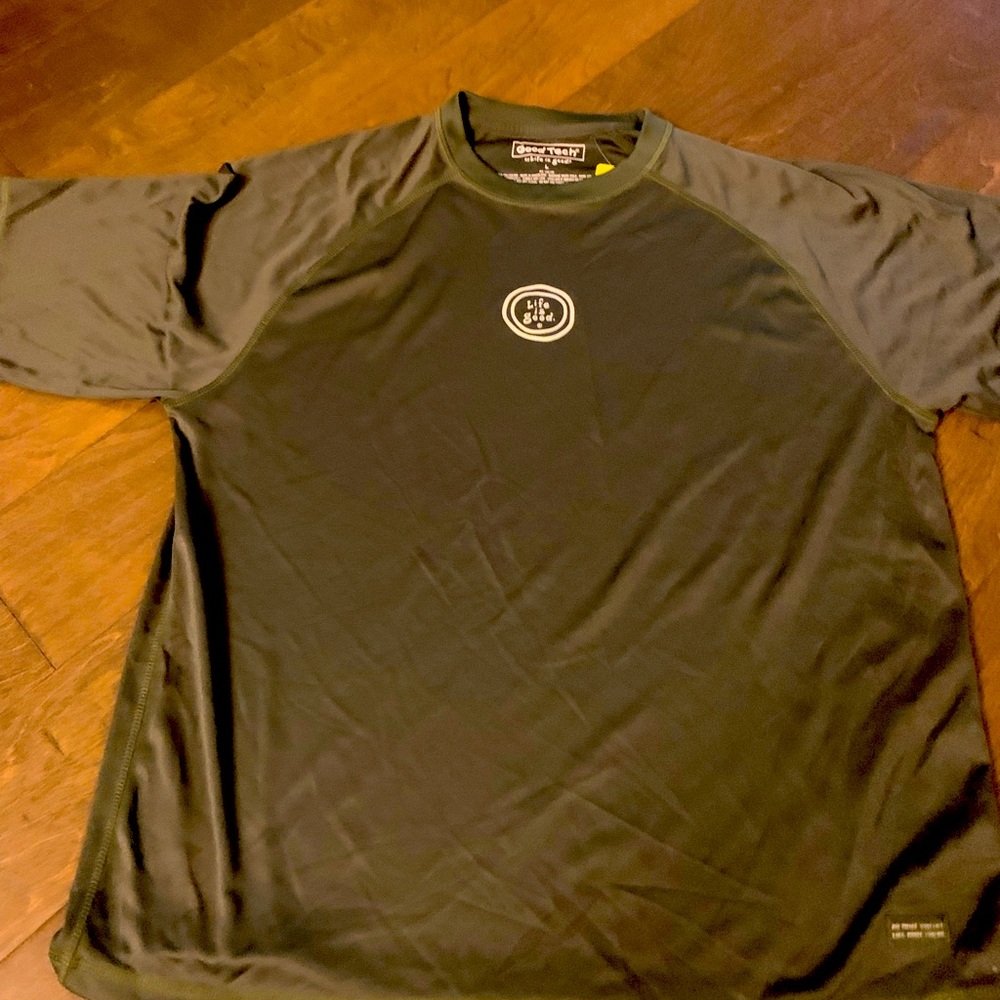 Life is good Good Tech Quick Dry Shirt Under Armour Tech Tee 4XL Navy V Neck